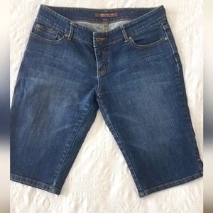 Denim Bermuda shorts